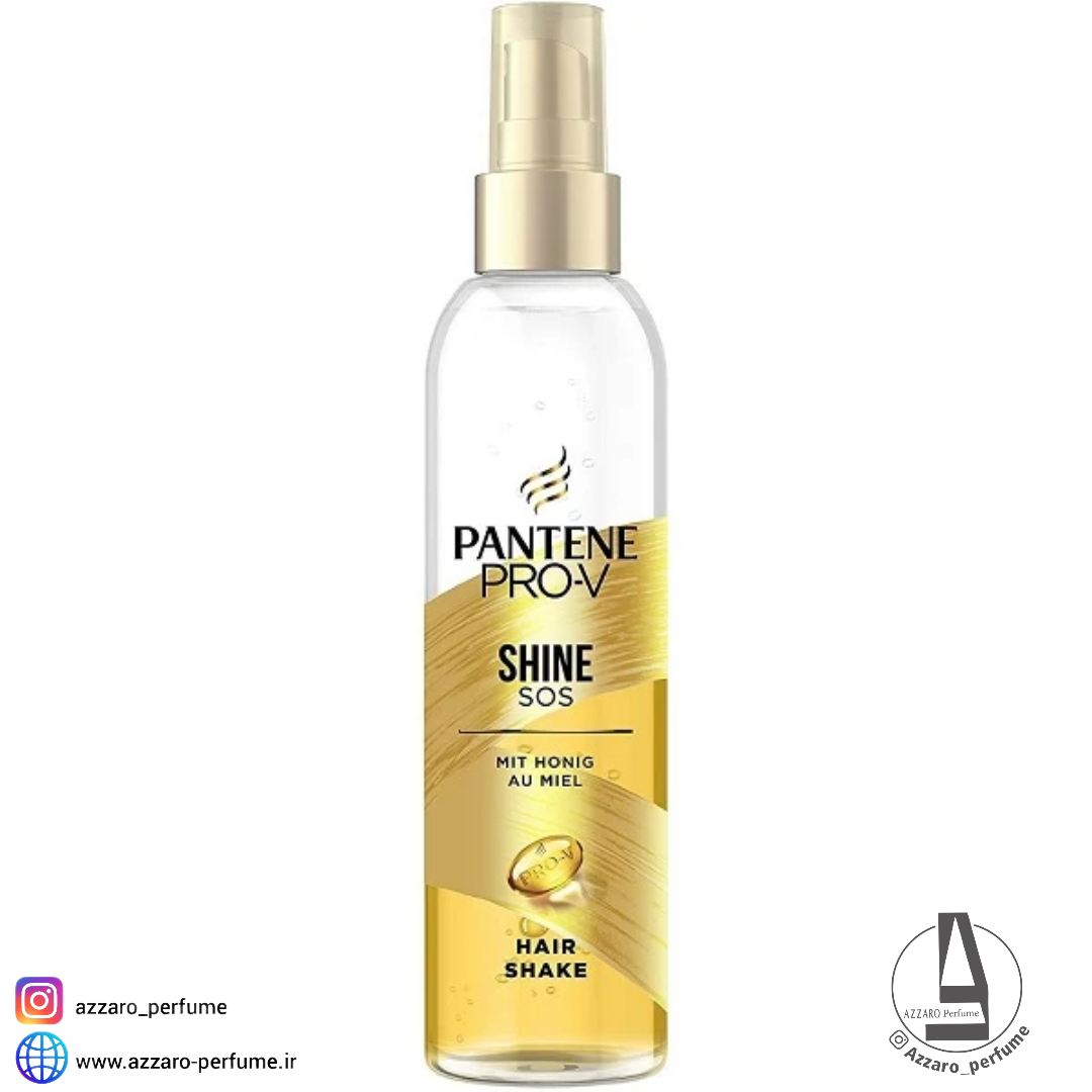 اسپری دوفاز درخشان کننده موی پنتن Pantene Shine Sos حجم 150 میل-فروشگاه اینترنتی آرایشی و بهداشتی آزارو در شیراز‌