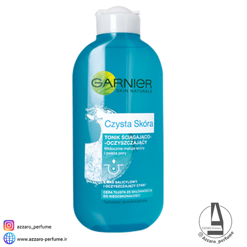 تونر پاک کننده پوست چرب و مستعد جوش گارنیر GARNIER حجم 200 میل-فروشگاه اینترنتی آرایشی و بهداشتی آزارو در شیراز