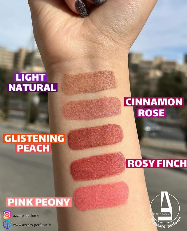 رژگونه مایع میچانو رنگ Rosy Finch حجم 12 میل-فروشگاه اینترنتی آرایشی و بهداشتی آزارو در شیراز
