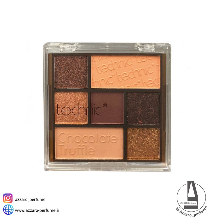پالت سایه 7رنگ تکنیک مدل CHOCOLATE TRAFEL-فروشگاه اینترنتی آرایشی و بهداشتی آزارو در شیراز