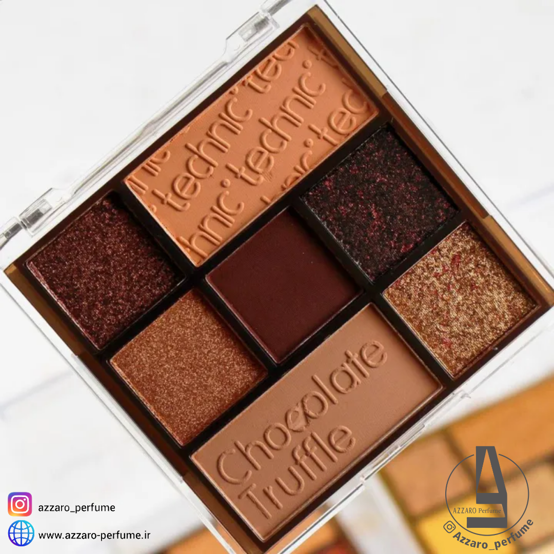 پالت سایه 7رنگ تکنیک مدل CHOCOLATE TRAFEL-فروشگاه اینترنتی آرایشی و بهداشتی آزارو در شیراز