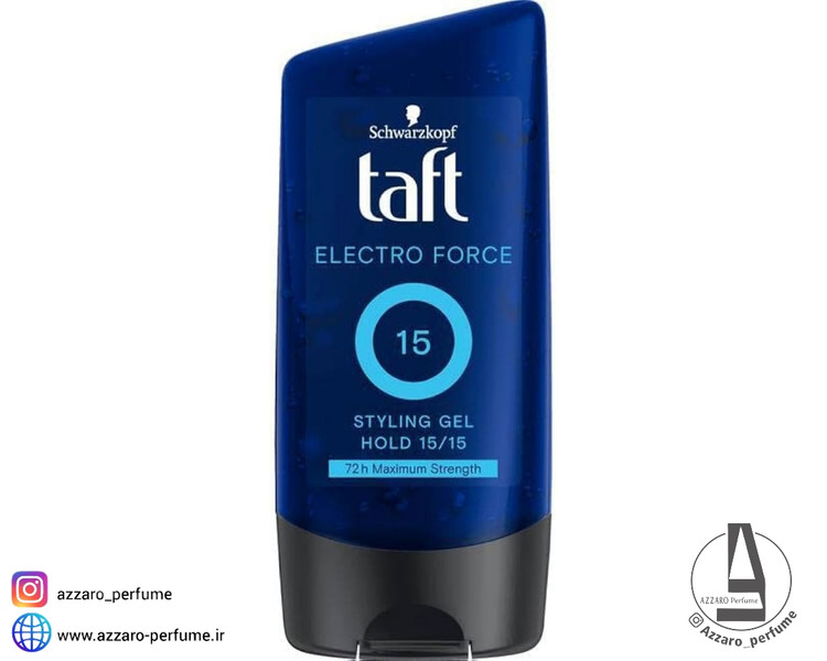ژل مو تافت اصل مدل Electro Force ۱۵ حجم ۱۵۰ میل-فروشگاه اینترنتی آرایشی و بهداشتی آزارو در شیراز