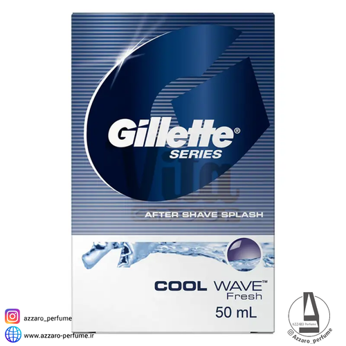 افترشیو کول ویو ژیلت Cool Wave AfterShave حجم 50 میل-فروشگاه اینترنتی آرایشی و بهداشتی آزارو در شیراز