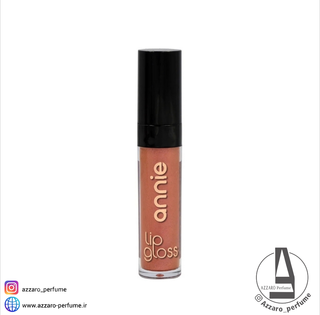 لیپ گلاس رنگی آنی Annie رنگ مسی حجم ۶ میل-فروشگاه اینترنتی آرایشی و بهداشتی آزارو در شیراز