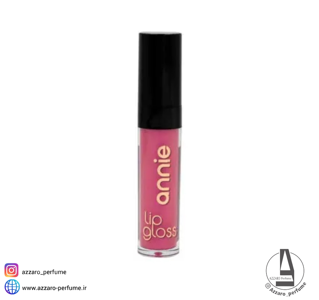 لیپ گلاس آنی Annie رنگ صورتی حجم ۶ میل-فروشگاه اینترنتی آرایشی و بهداشتی آزارو در شیراز