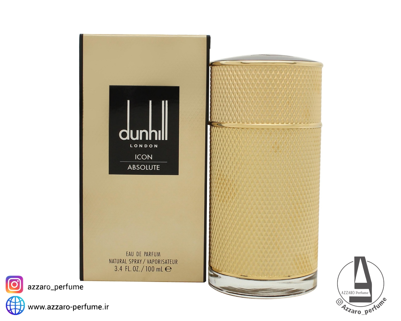 ادکلن مردانه دانهیل آیکون ابسولوت Dunhill Icon Absolute حجم 100 میل-فروشگاه اینترنتی آرایشی و بهداشتی آزارو در شیراز‌