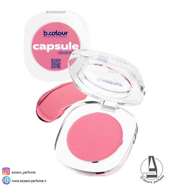 موس رژ گونه مخملی 7DAYS B.COLOUR شماره 01 ICE ROSE-فروشگاه اینترنتی آرایشی و بهداشتی آزارو در شیراز