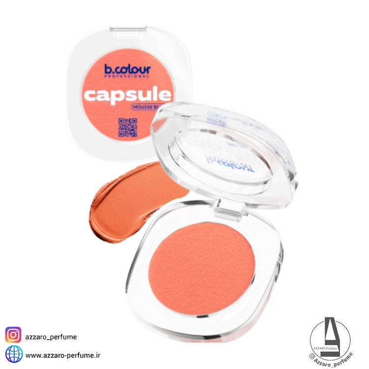 موس رژ گونه مخملی 7days B.colour Just Peachy شماره 02-فروشگاه اینترنتی آرایشی و بهداشتی آزارو در شیراز