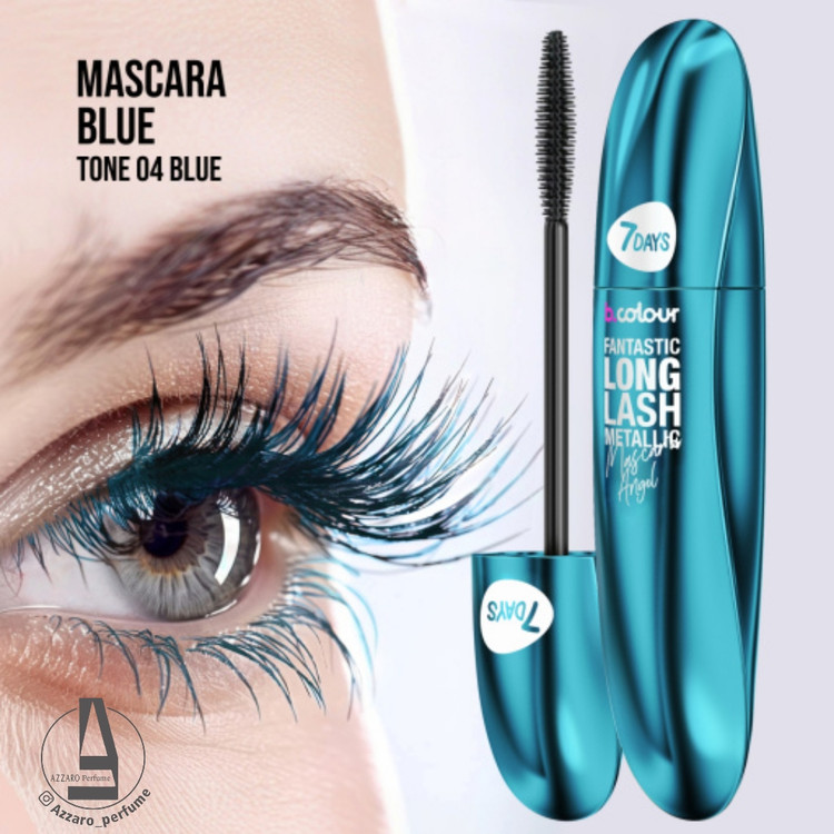ریمل حجم دهنده و بلند کننده مژه 7Days رنگ آبی متالیک blue04 حجم 8 میل-فروشگاه اینترنتی آرایشی و بهداشتی آزارو در شیراز