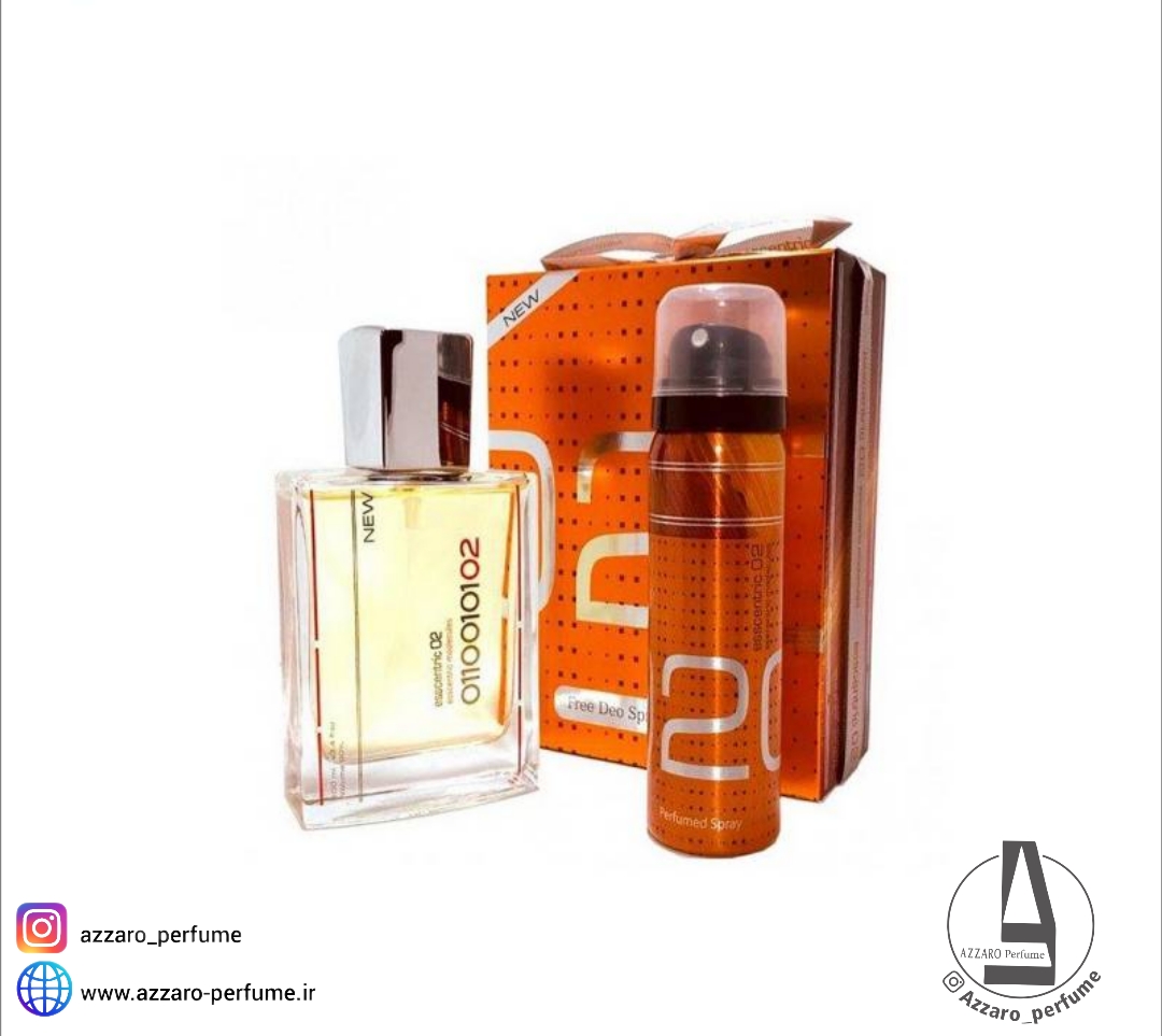 ادکلن فراگرنس ورد مدل اسنتریک مولکول ۰۲ به همراه اسپری حجم 100 میل-فروشگاه اینترنتی آرایشی و بهداشتی آزارو در شیراز