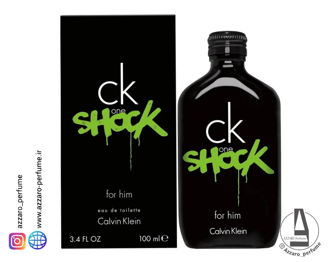 ادکلن مردانه سی کی وان شوک کالوین کلین Ck One Shock حجم 200 میل-فروشگاه اینترنتی آرایشی و بهداشتی آزارو در شیراز‌