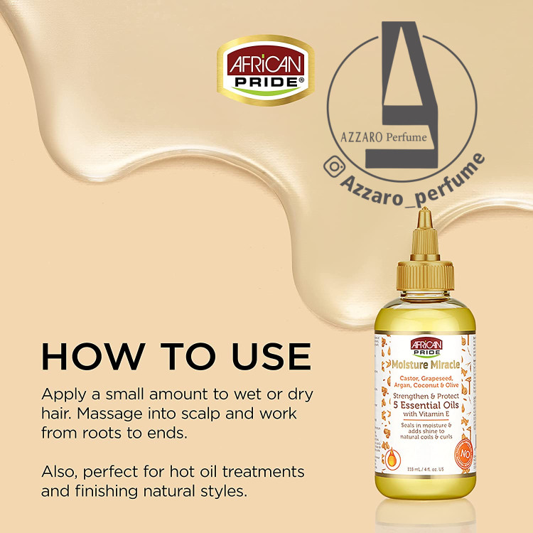 روغن محافظ و مراقبتی آفریکن پراید حجم 118 میل-فروشگاه اینترنتی آرایشی و بهداشتی آزارو در شیراز