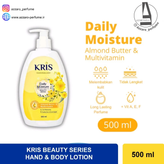 لوسیون مرطوب کننده کریس KRIS دست و بدن مدل DAILY MOISTURE حجم 500 میل-فروشگاه اینترنتی آرایشی و بهداشتی آزارو در شیراز