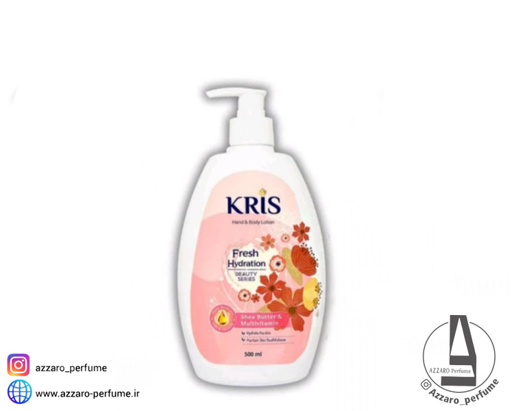 لوسیون مرطوب کننده کریس KRIS دست و بدن مدل FRESH HYDRATION حجم 500 میل-فروشگاه اینترنتی آرایشی و بهداشتی آزارو در شیراز