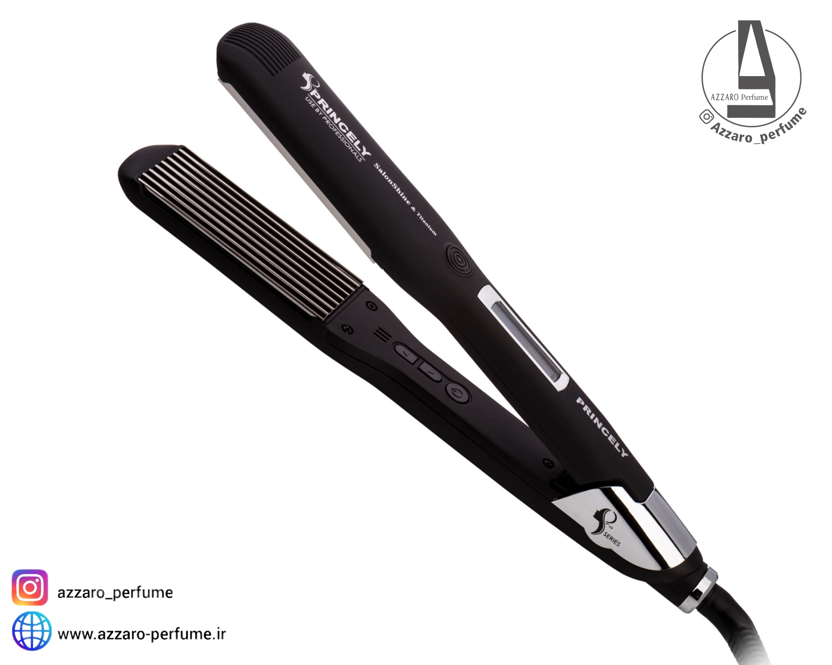 اتو مو موج دهنده،حالت دهنده مو پرنسلی مدل PR127AT-فروشگاه اینترنتی آرایشی و بهداشتی آزارو در شیراز