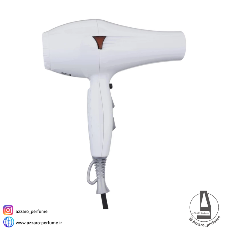 سشوار 2400 وات سفید پرنسلی مدل PR249-فروشگاه اینترنتی آرایشی و بهداشتی آزارو در شیراز