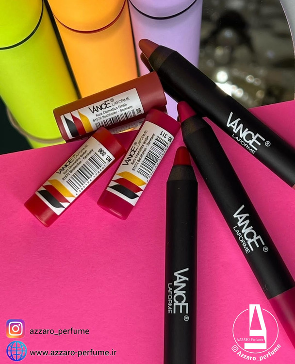 رژ لب مدادی بادوام ونسی Vance شماره 301-فروشگاه اینترنتی آرایشی و بهداشتی آزارو در شیراز