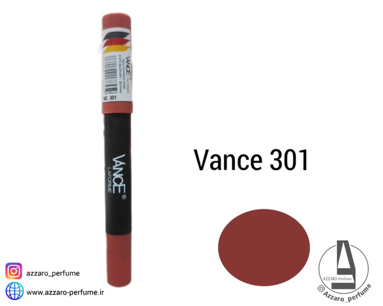 رژ لب مدادی بادوام ونسی Vance شماره 301-فروشگاه اینترنتی آرایشی و بهداشتی آزارو در شیراز