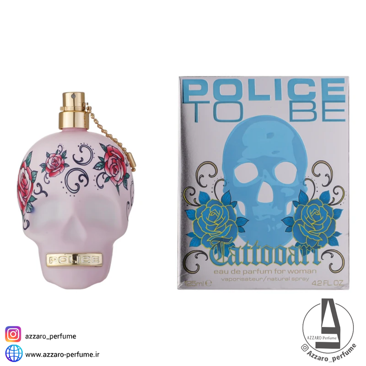 ادکلن زنانه پلیس مدل تاتو آرت پلیس 125میل-فروشگاه اینترنتی آرایشی و بهداشتی آزارو در شیراز
