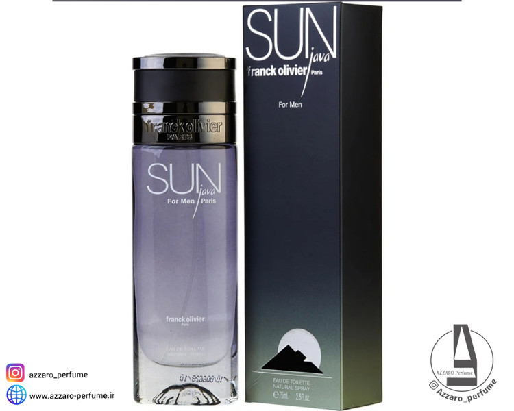 ادکلن مردانه سان جاوا فرانک الیور حجم 75 میل-فروشگاه اینترنتی آرایشی و بهداشتی آزارو در شیراز