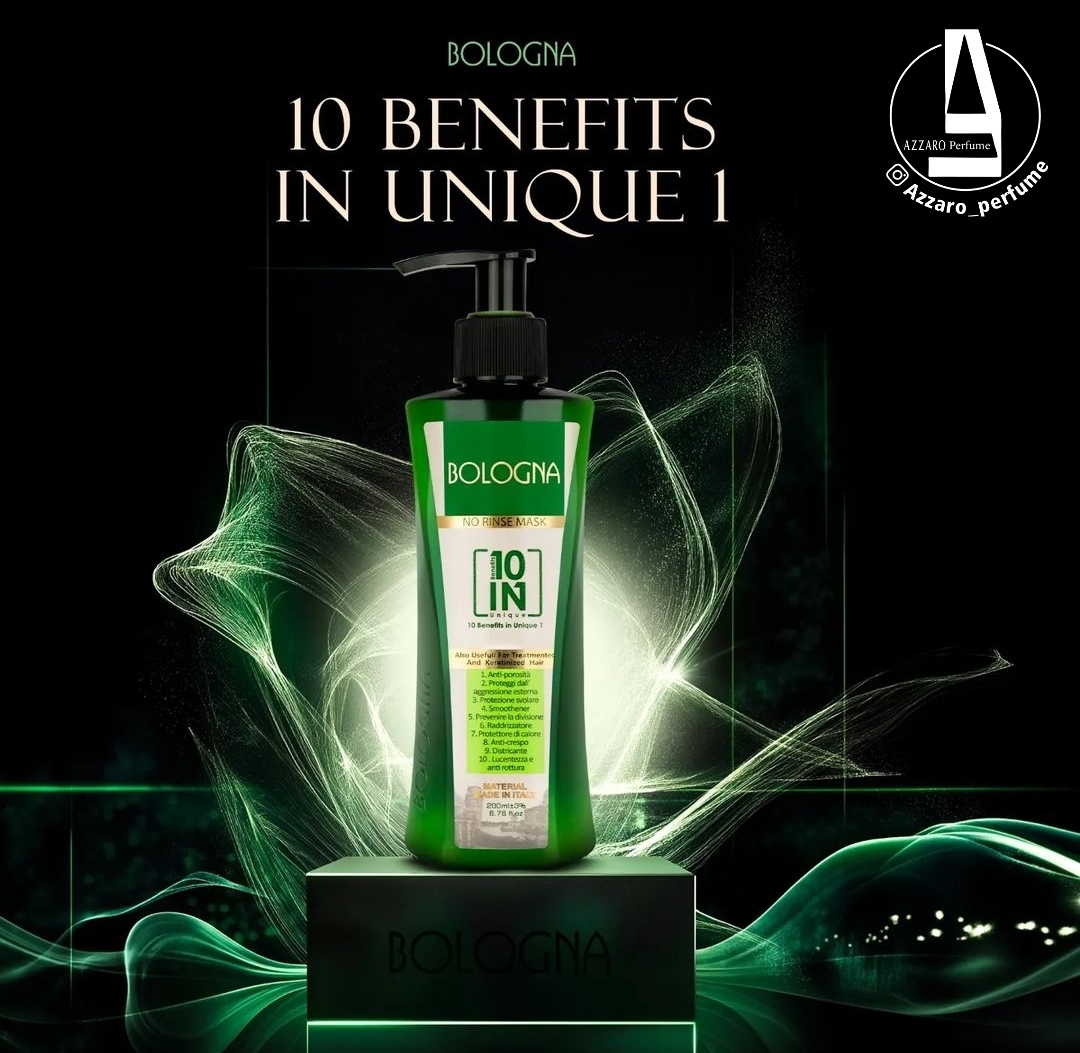 ماسک مو 10 کاره بلونیا بعد از حمام حجم 200 میل-فروشگاه اینترنتی آرایشی و بهداشتی آزارو در شیراز