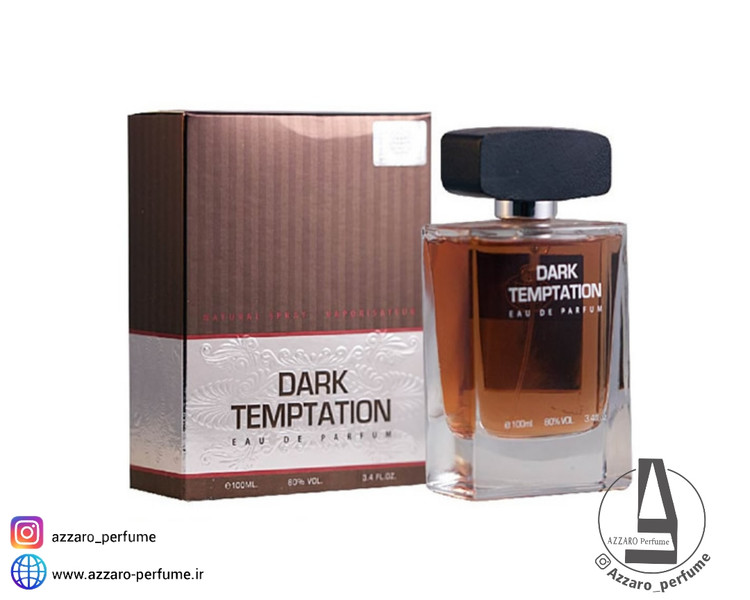ادکلن فراگرنس ورد مدل دارک تمپتیشن حجم 100 میل-فروشگاه آرایشی و بهداشتی آزارو در شیراز