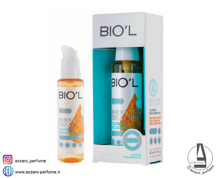 سرم مو بیول درمانی حاوی جوجوبا و ماکادمیا حجم 80 میل-فروشگاه آرایشی و بهداشتی آزارو در شیراز