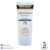 ضد آفتاب اولترا شیر Neutrogena Ultra Sheer بی رنگ نوتروژنا SPF 70 حجم 88 میل-فروشگاه آرایشی و بهداشتی آزارو در شیراز