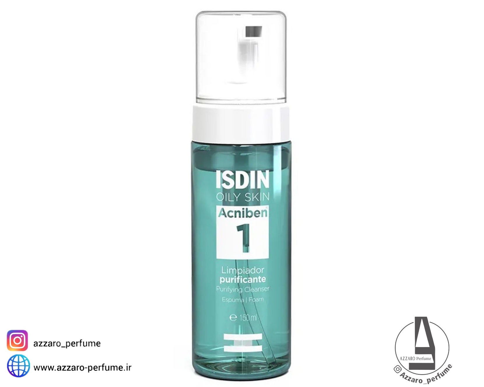 فوم شستشو ایزدین پوست چرب مدل ISDIN Acniben حجم 150 میل-فروشگاه آرایشی و بهداشتی آزارو در شیراز