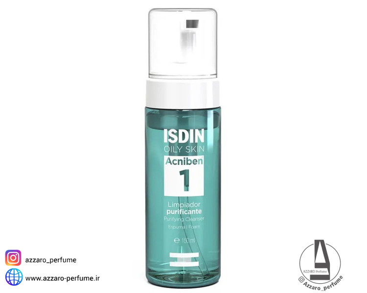 فوم شستشو ایزدین پوست چرب مدل ISDIN Acniben حجم 150 میل-فروشگاه آرایشی و بهداشتی آزارو در شیراز