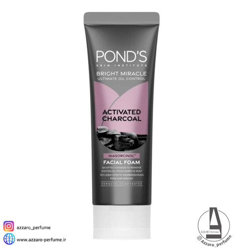 فوم شستشوی صورت پوندز مدل کربن فعال حجم 100 میل-فروشگاه آرایشی و بهداشتی آزارو در شیراز