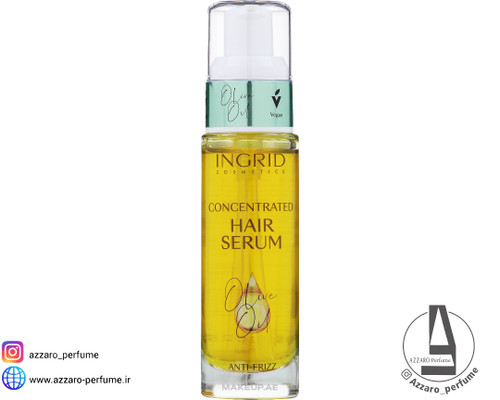 سرم مو روغن زیتون اینگرید حجم 30 میل-فروشگاه آرایشی و بهداشتی آزارو در شیراز