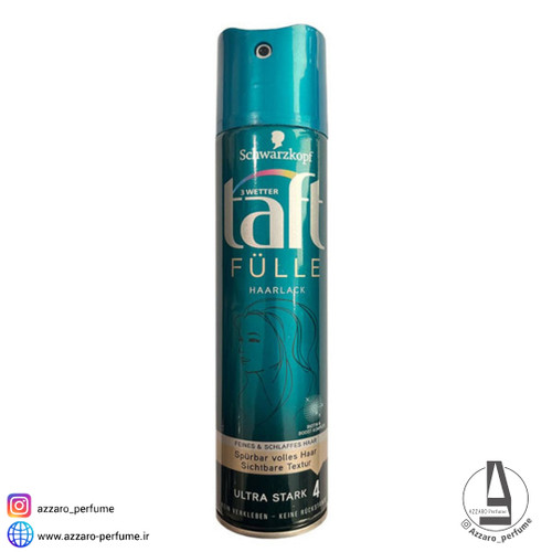 اسپری حجم دهنده موی تافت مدل Ultra Stark شوارتسکف حجم 250 میل-فروشگاه آرایشی و بهداشتی آزارو در شیراز