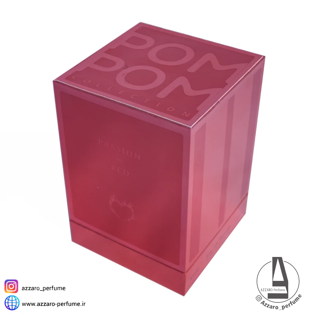 ادکلن پوم پوم پشن این رد-قرمز حجم 80 میل-فروشگاه آرایشی و بهداشتی آزارو در شیراز