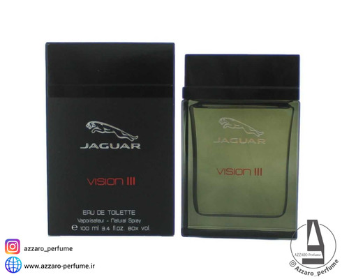 ادکلن جگوار ویژن 3 Jaguar Vision III حجم 100 میل-فروشگاه آرایشی و بهداشتی آزارو در شیراز