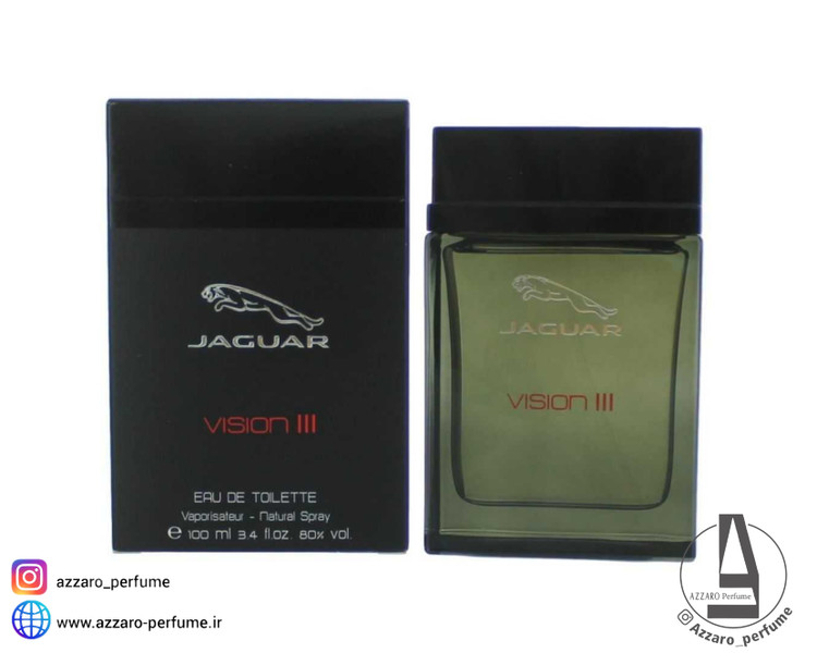 ادکلن جگوار ویژن 3 Jaguar Vision III حجم 100 میل-فروشگاه آرایشی و بهداشتی آزارو در شیراز
