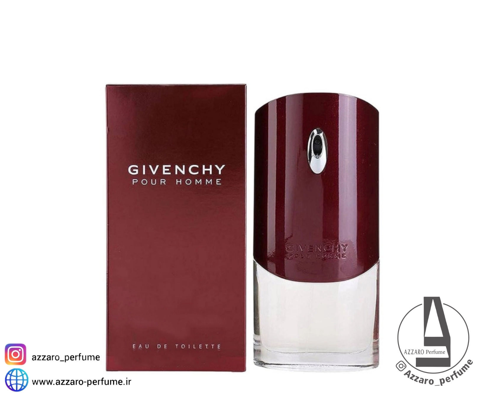 ادکلن جیونچی پور هوم Givenchy Pour Homme حجم 100 میل-فروشگاه آرایشی و بهداشتی آزارو در شیراز‌