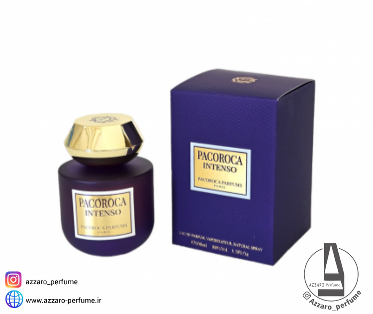 ادوپرفیوم زنانه پاکوروکا مدل INTENSO حجم 100 میل-فروشگاه آرایشی و بهداشتی آزارو در شیراز