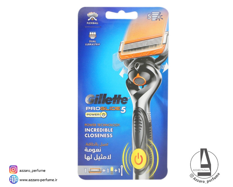 خودتراش ژیلت پاور پروگلاید فلکسیبال مدل PROGLIDE POWER-فروشگاه آرایشی و بهداشتی آزارو در شیراز