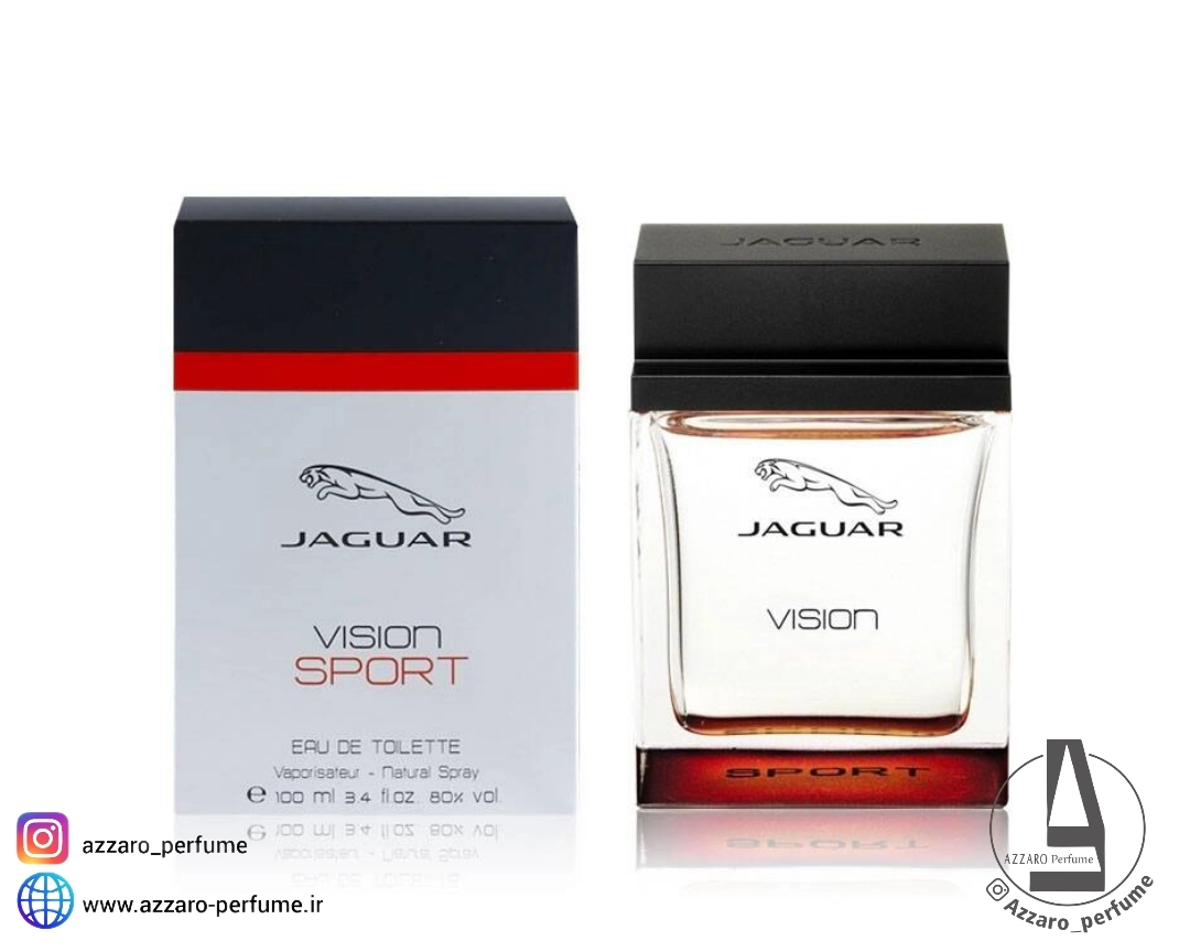 ادکلن جگوار ویژن اسپرت Jaguar Vision Sport حجم 100 میل-فروشگاه آرایشی و بهداشتی آزارو در شیراز