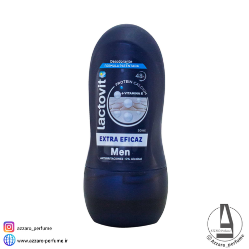 مام رول ضد تعریق مردانه لاکتویت Lactovit مدل EXTRA EFICAZ حجم 50 میل-فروشگاه آرایشی و بهداشتی آزارو در شیراز