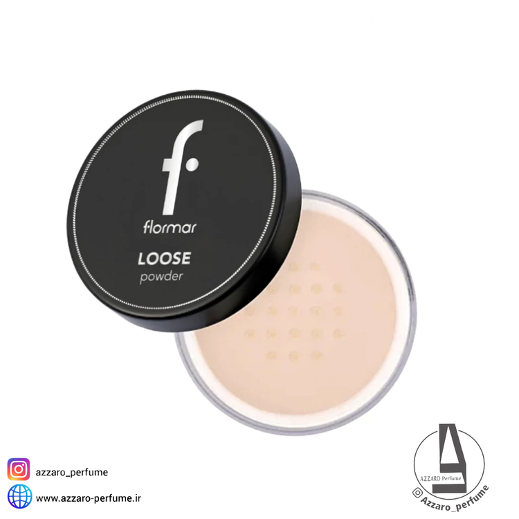 پودر فیکس کننده آرایش فلورمار شماره 002 رنگ لایت سند وزن 18 گرم-فروشگاه اینترنتی آرایشی بهداشتی آزارو در شیراز