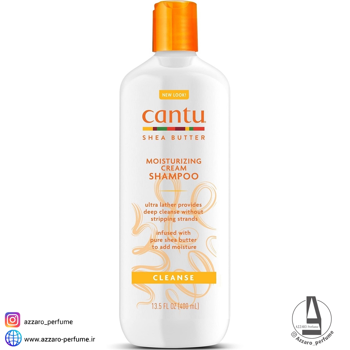 شامپو شی باتر موهای چرب و ضخیم کانتو Cantu Moisturizing حجم 400 میل-فروشگاه آرایشی و بهداشتی آزارو در شیراز‌