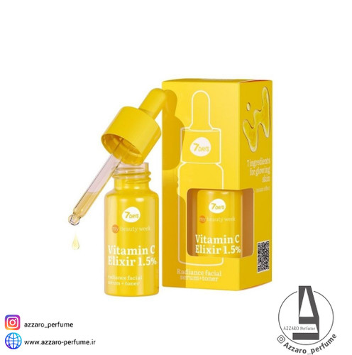 سرم+تونر ویتامین سی 7days b.colour حجم 20 میل-فروشگاه آرایشی و بهداشتی آزارو در شیراز