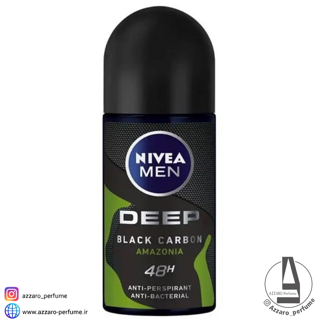 مام رول مردانه نیوآ مدل DEEP BLACK CARBON حجم 50 میل-فروشگاه آرایشی و بهداشتی آزارو در شیراز‌