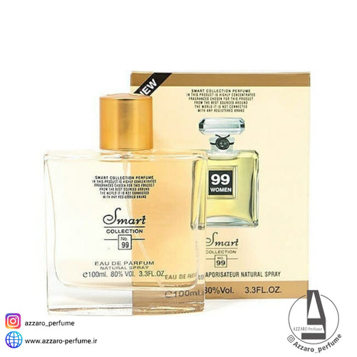 ادکلن زنانه اسمارت کالکشن کد 99 رایحه کوکو مادمازل حجم 100 میل-فروشگاه آرایشی و بهداشتی آزارو در شیراز