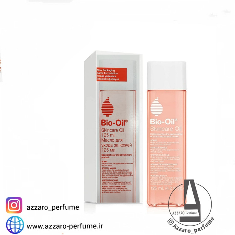 روغن ترمیم کننده پوست بایو اویل 125 میلی لیتر_فروشگاه اینترنتی آرایشی بهداشتی آزارو در شیراز