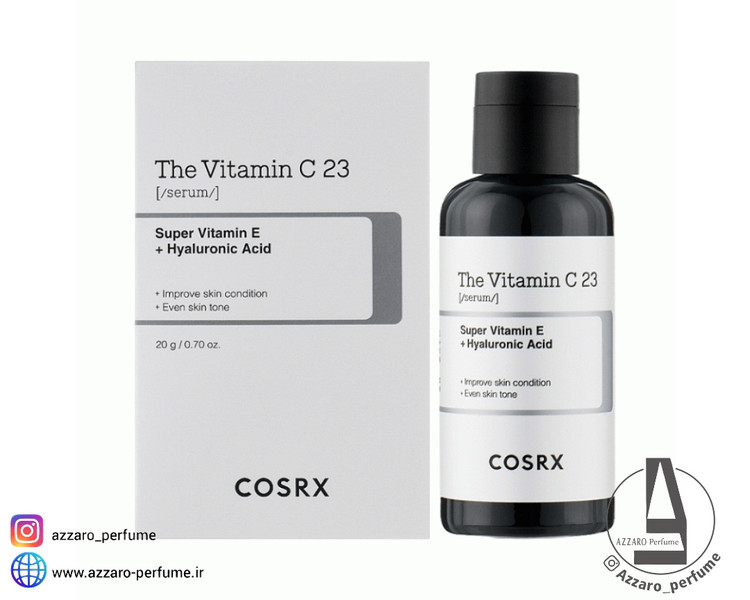 سرم روشن کننده ویتامین سی 23 درصد کوزارکس Cosrx The Vitamin C 23 Serum حجم 20 گرم-فروشگاه آرایشی و بهداشتی آزارو در شیراز