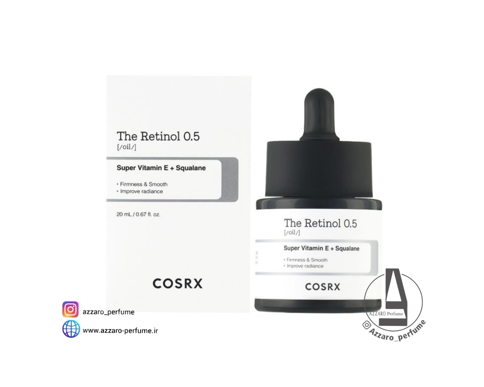 سرم رتینول کوزارکس ضد چروک COSRX Retinol حجم 20 میل-فروشگاه آرایشی و بهداشتی آزارو در شیراز‌