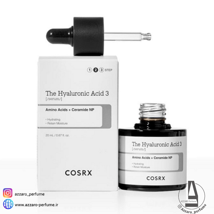 سرم آبرسان هیالورونیک اسید 3% کوزارکس COSRX حجم 20 میل-فروشگاه آرایشی و بهداشتی آزارو در شیراز